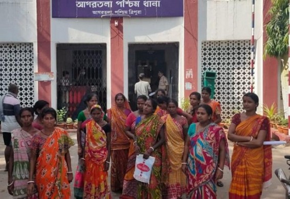 3 Women were Attacked by Mafias : West Agartala Women PS allegedly refused to lodge a case 3 Women were Attacked by Mafias : West Agartala Women PS allegedly refused to lodge a case